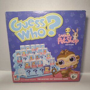 Littlest Pet Shop Guess Who? Board Game Hasbro Complete w/Reprinted Cards Tested